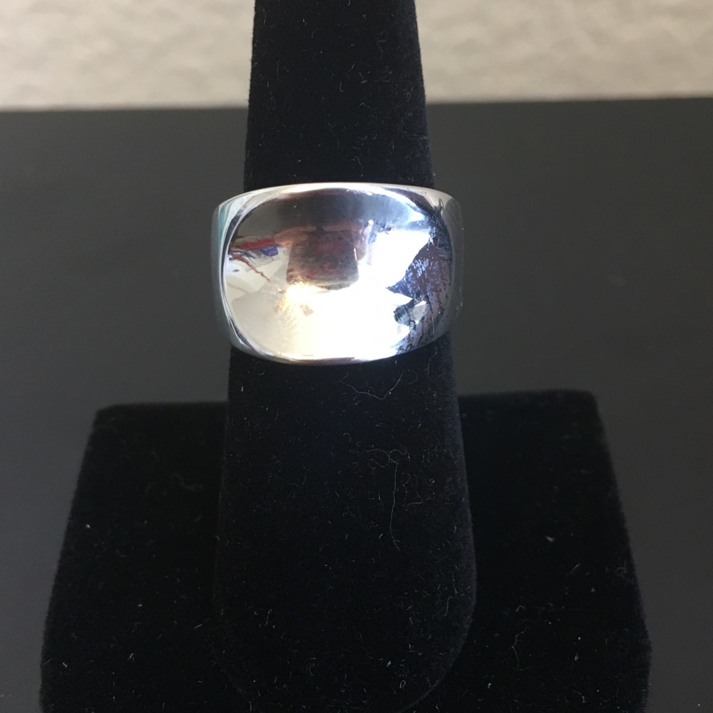 ⬇️🔥 Sterling Silver Geometric Ring